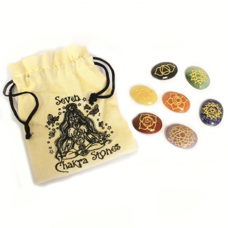 Chakra Stein Set 7-teilig